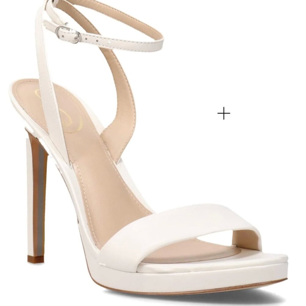 Sam Edelman Jade Leather Ankle Strap Platform Dress Sandals